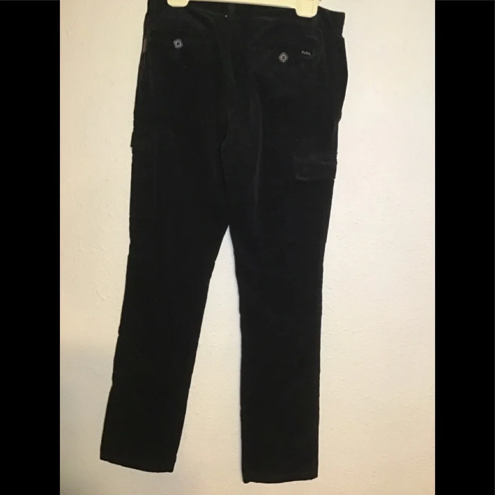 Michael kors black corduroy cargo pants size 30